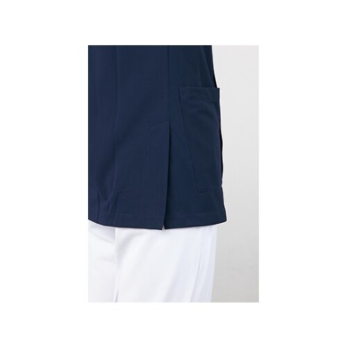 ジャケットメンズ半袖ネイビーL 72−949