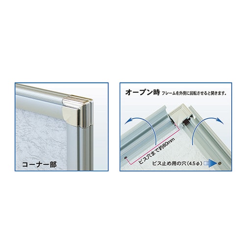 ポップフレーム B2 シルバー