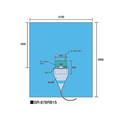 全面ドレープ(脳外科用) 180×150mm