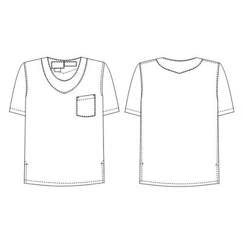 男子上衣 ブルー M AD316