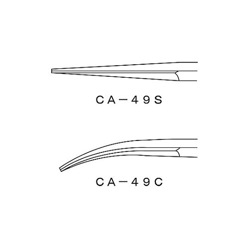 剪刀(半ギザ付き) 両尖 直 110mm