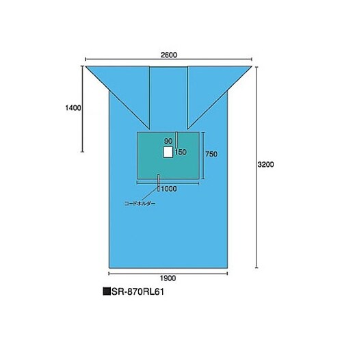 全面ドレープ(開腹用) 90×150mm