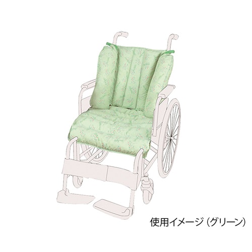 1625グリーン 通気ビーズクッション