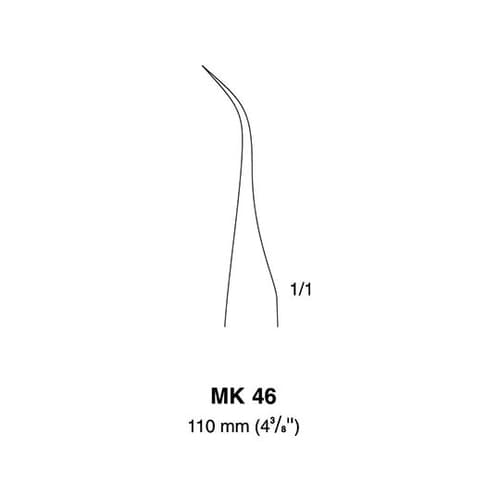 マイクロピンセット 眼科用 無鈎曲