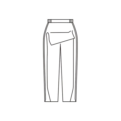 紳士脇全開ジャージパンツ ブラック M