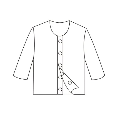 紳士半袖大寸ホックシャツ ホワイト 3L