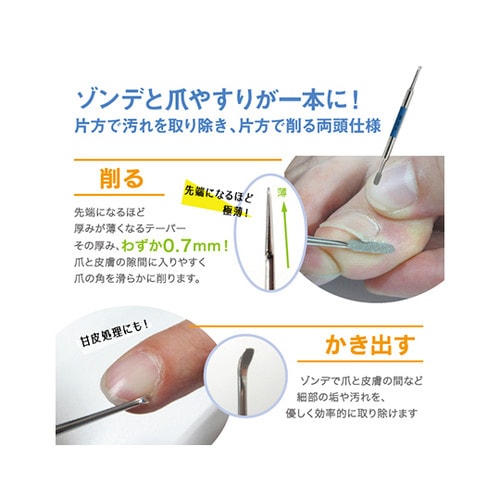 角用爪ヤスリ(細目)