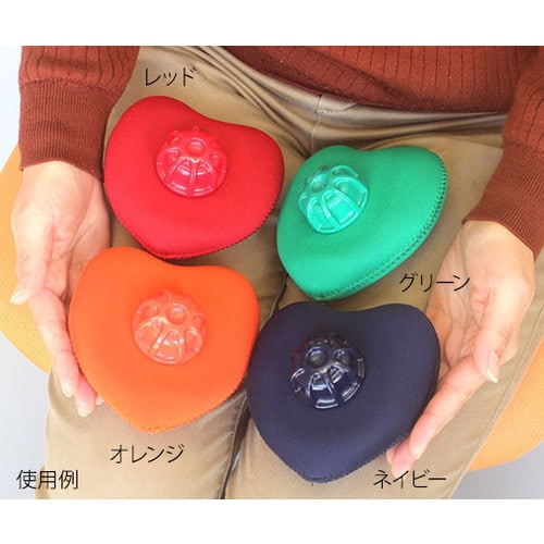 HY−619−gR 湯たんぽハート型 緑