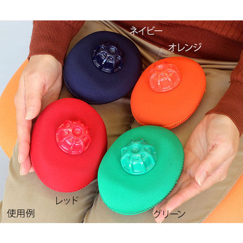 クロッツ やわらか湯たんぽ ポケット型 オレンジ