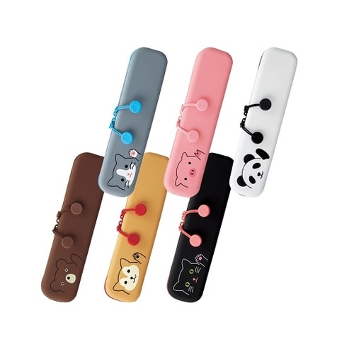 PuniLaboスリムファスナーポーチ パンダ