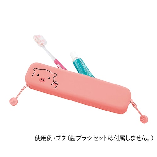 PuniLaboスリムファスナーポーチ パンダ