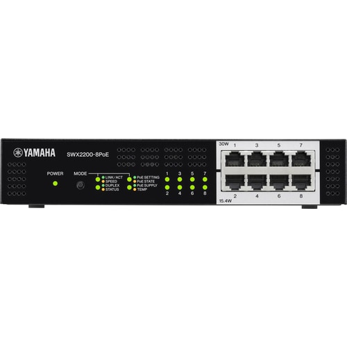 スマートL2スイッチ 8ポート PoE給電対応