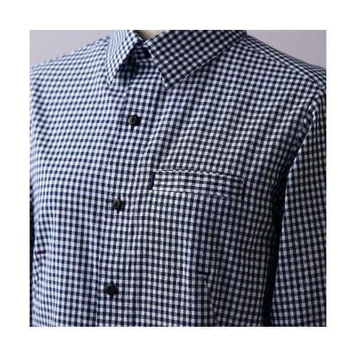 シャツ 長袖 BLチェックLL BW2504−92