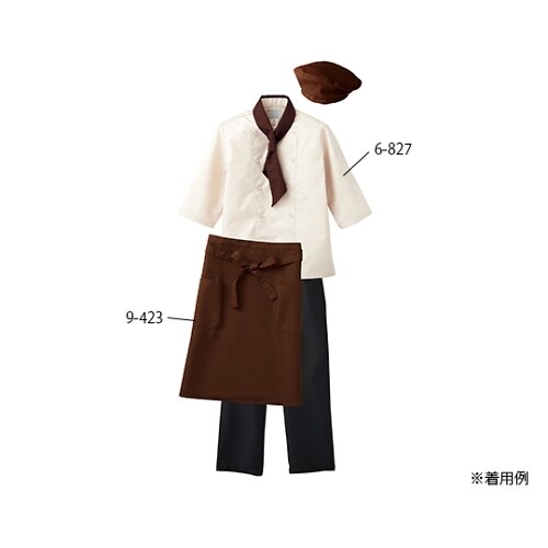 コックコート 男女兼用 7分袖 ベージュ LL