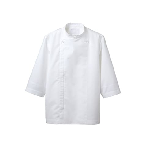 コックコート 兼用 7分袖ネット付 白 3L