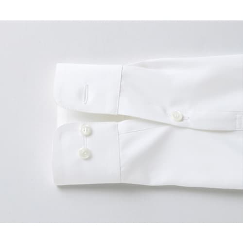 シャツ メンズ 長袖 白 BF2571−2 LL