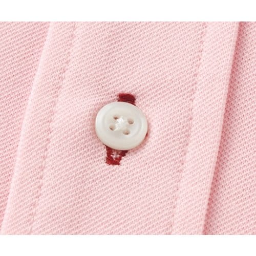 ニットシャツ 男女兼用 半袖 ピンク 4L