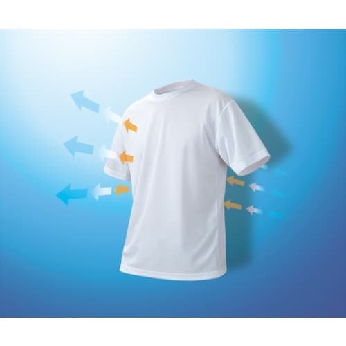 Tシャツ 男女兼用 半袖ネット付 白 3L