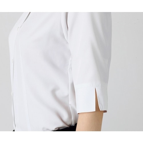 ブラウス 5分袖 白 BK2162−2 5