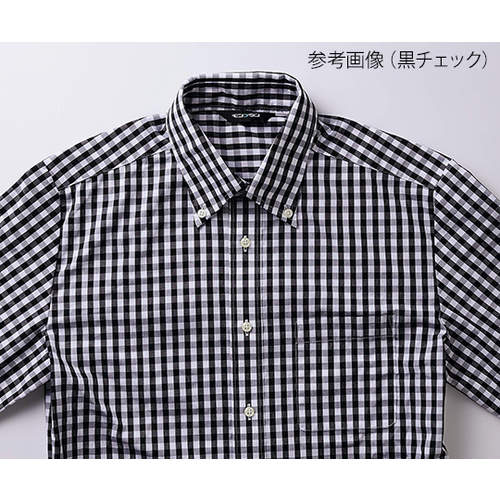 シャツ 長袖 黒チェック SS