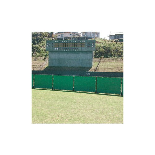 外野フェンス折りたたみ式