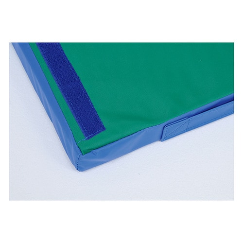 三つ折りノンスリップ軽量マット 青 T1176B