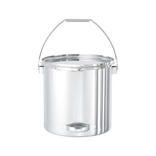 吊り下げ式下部取っ手付ステンレス密閉容器 25L