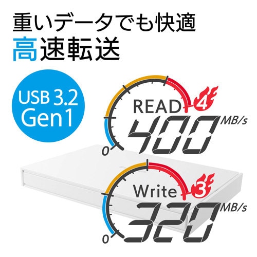 外付けSSD/1TB/ホワイト