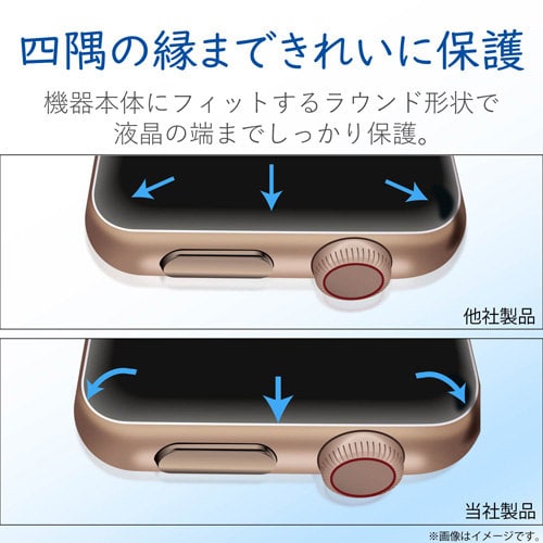 フルカバー 2枚入 衝撃吸収/指紋防止/高光沢