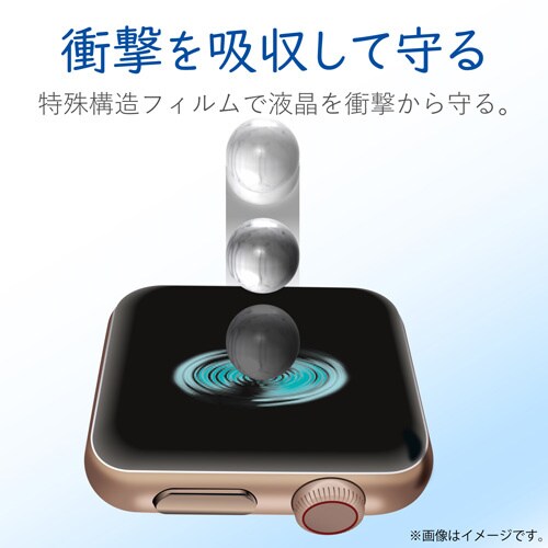 フルカバー 2枚入 衝撃吸収/指紋防止/傷リペア