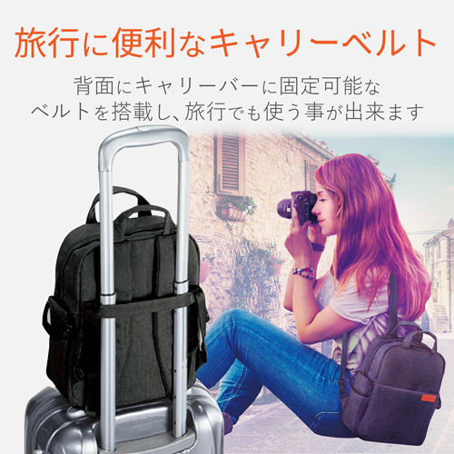 カメラ用バックパック Sサイズ ブラック