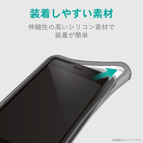 スマホ汎用ケース/S−M/クリアブラック