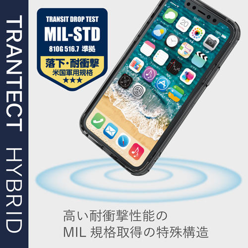 バンパー ケース 衝撃吸収 ブラック