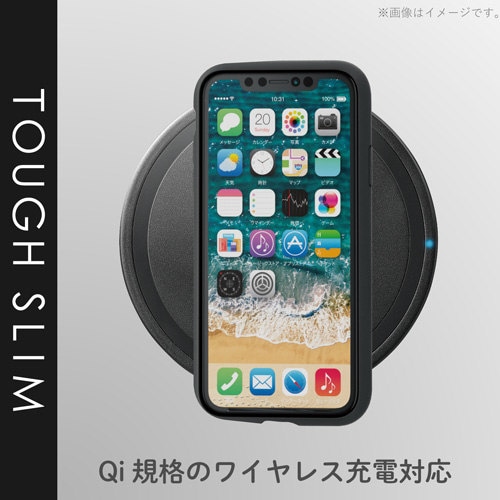 カバー TOUGH SLIM 衝撃吸収 ベージュ