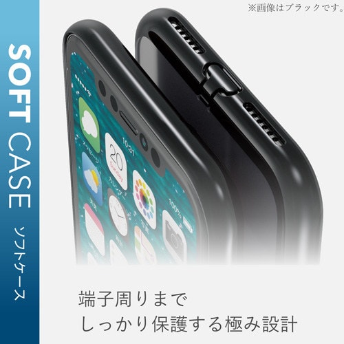 カバー 耐衝撃/極み サイドメッキ ローズゴールド