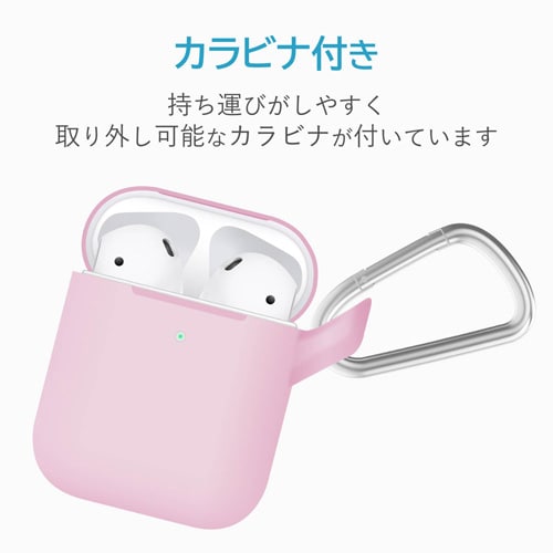 AirPodsシリコンケース ピンク