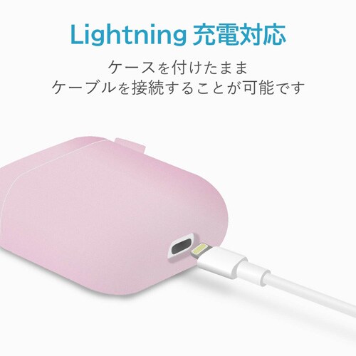 AirPodsシリコンケース ピンク