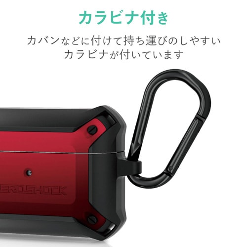 ZEROSHOCK/カラビナ付/レッド