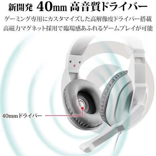 ヘッドセット/USBデジタルミキサー付/ホワイト