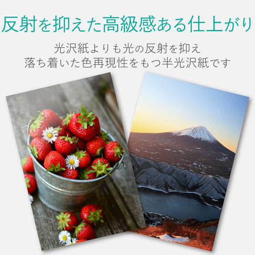 レーザー用紙 半光沢紙 標準 両面 A4 100枚