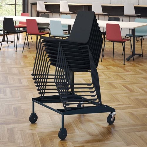 ミケットチェア サークル 塗装脚レザーグレー