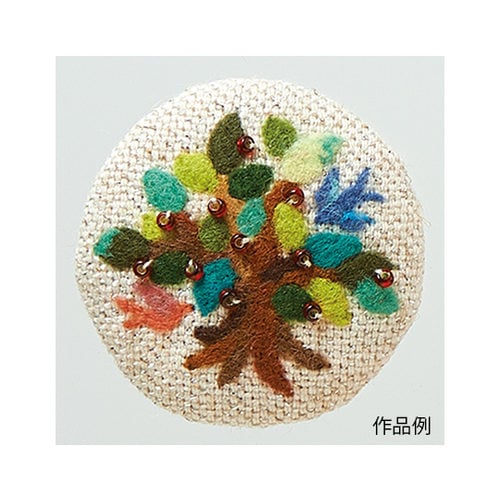 58657 くるみボタン・ブローチセット