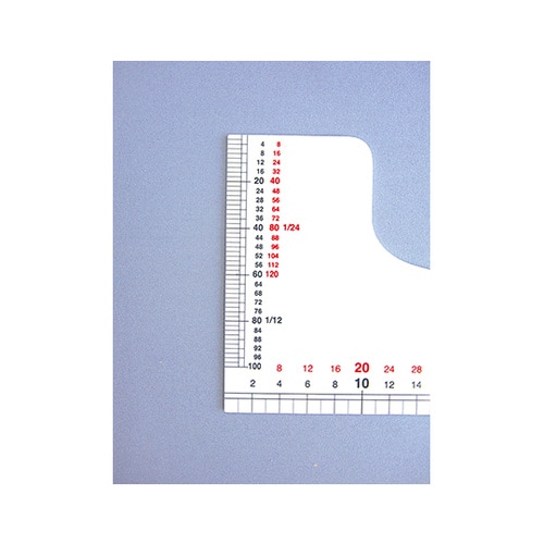 05ー140 洋裁用L尺 白 60cm