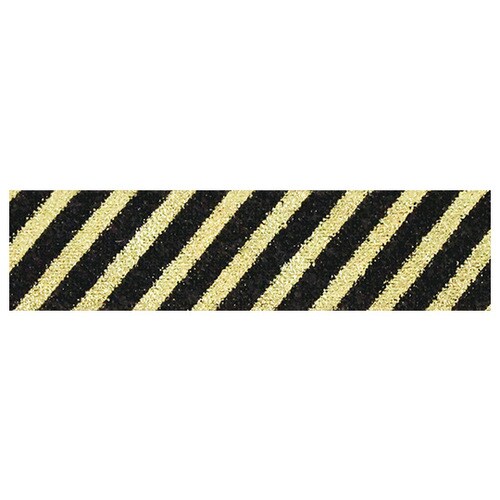 ヌノデコテープ リッチストライプ グレー