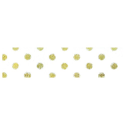 ヌノデコテープ リッチドット ホワイト