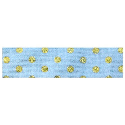 ヌノデコテープ リッチドット ブルー