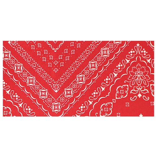 ヌノデコシート バンダナ あか 15ー259