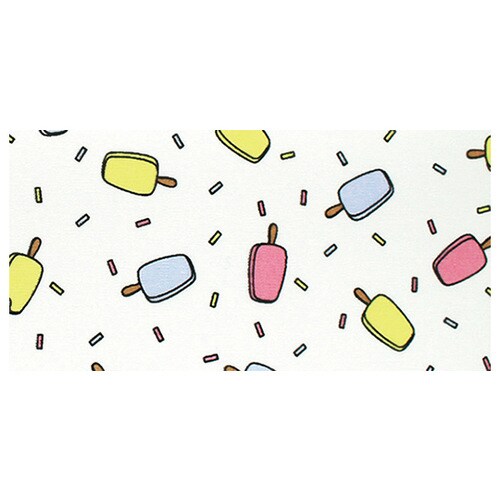 ヌノデコシート アイスクリーム しろ 15ー261