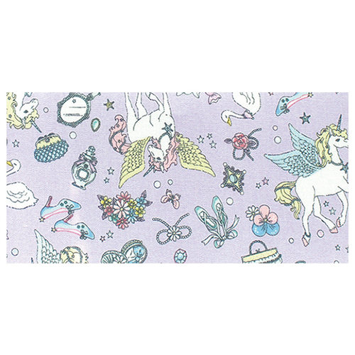 ヌノデコシート ユニコーン ぱーぷる 15ー264