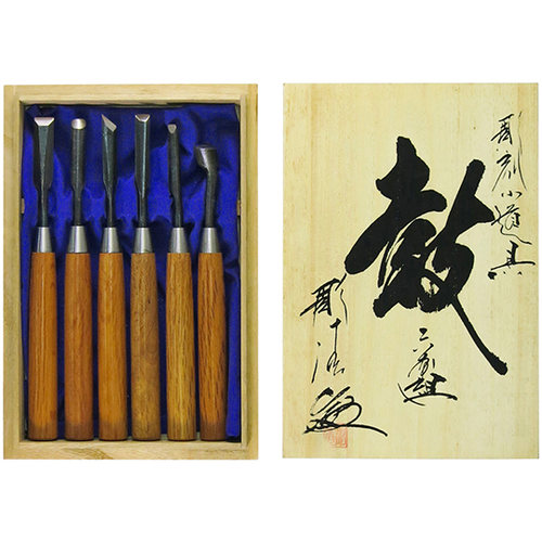 彫刻小道具 6本組